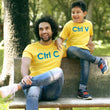 YELLOW CTRL C/CTRL V FATHER-SON TEES